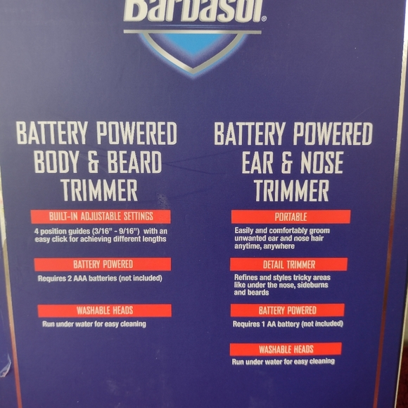 New Barbasol 4 Piece Grooming Set - Picture 5 of 7